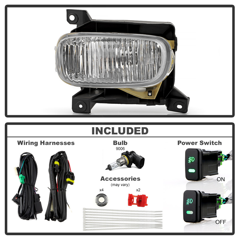 OEM Style Fog Lights w/ Switch - Clear (9051388)