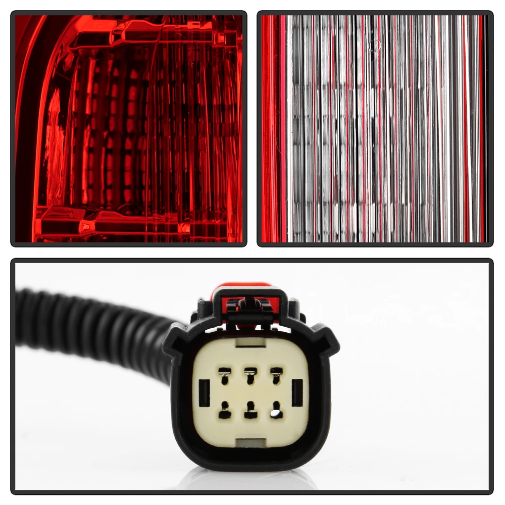 LED Red / Clear Tail Light - OE Left