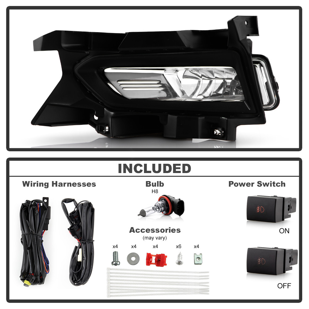 OEM Fog Lights w/ Switch - Clear (9052248)