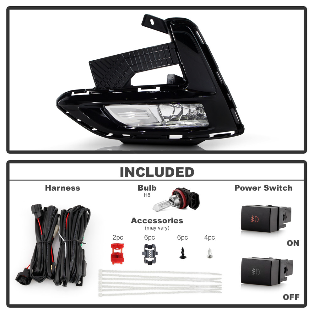 OEM Style Fog Lights w/ Switch - Clear (9051302)