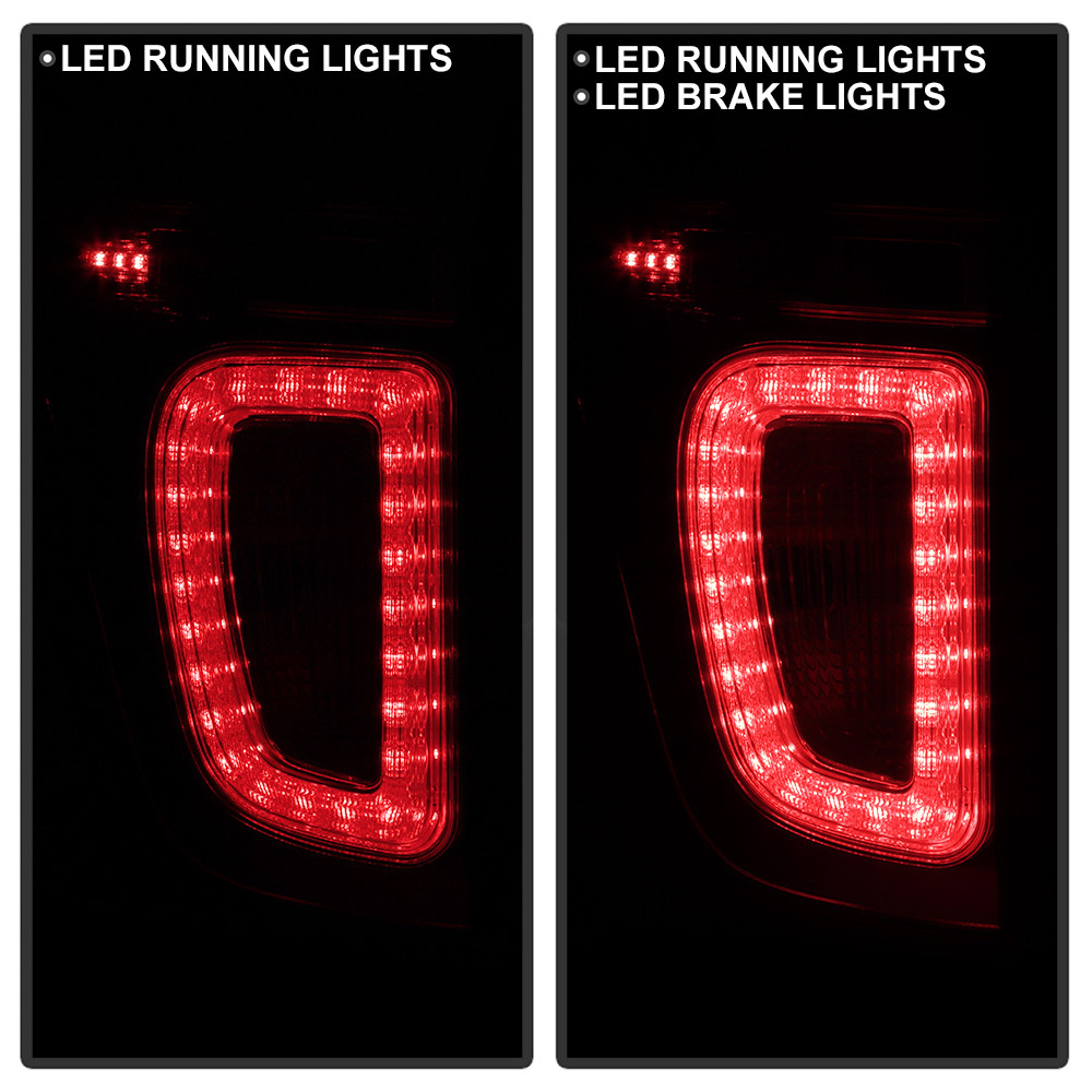 LED Red Clear Tail Light - OE Left