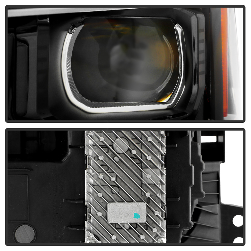 LED DRL Full LED Headlight - OE Left - Black