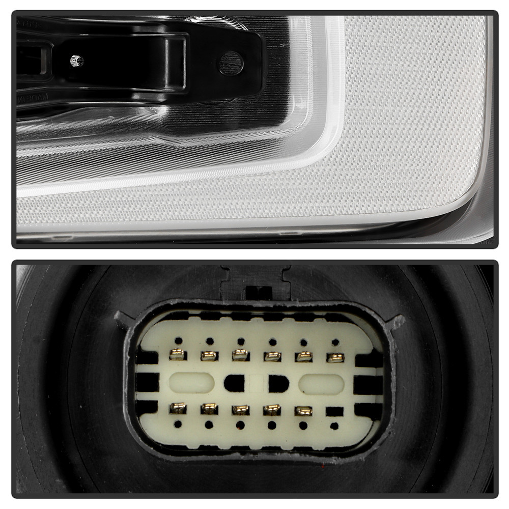 LED DRL Full LED Headlight - OE Right - Black