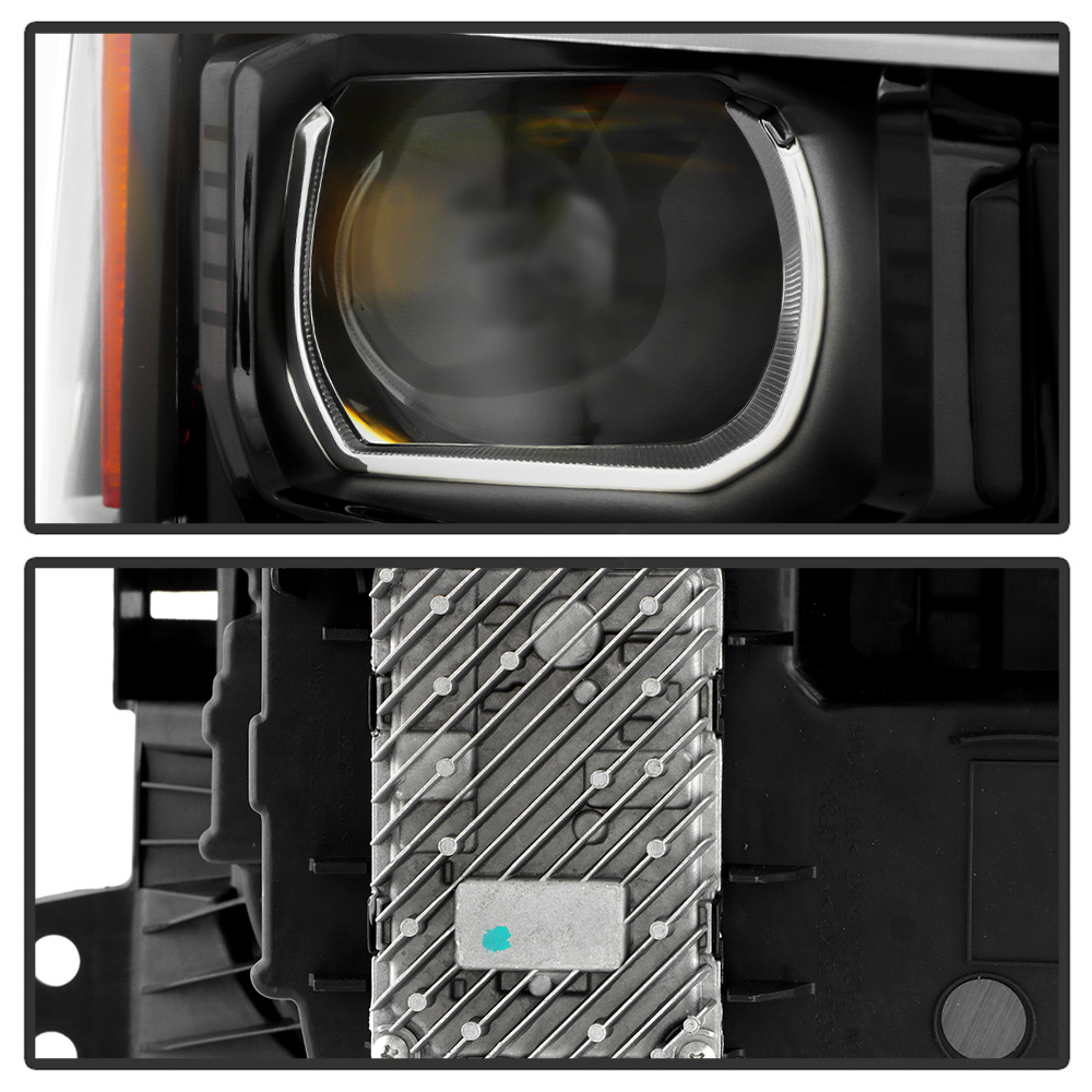 LED DRL Full LED Headlight - OE Right - Black