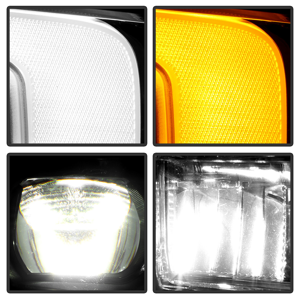 LED DRL Full LED Headlight - OE Right - Black
