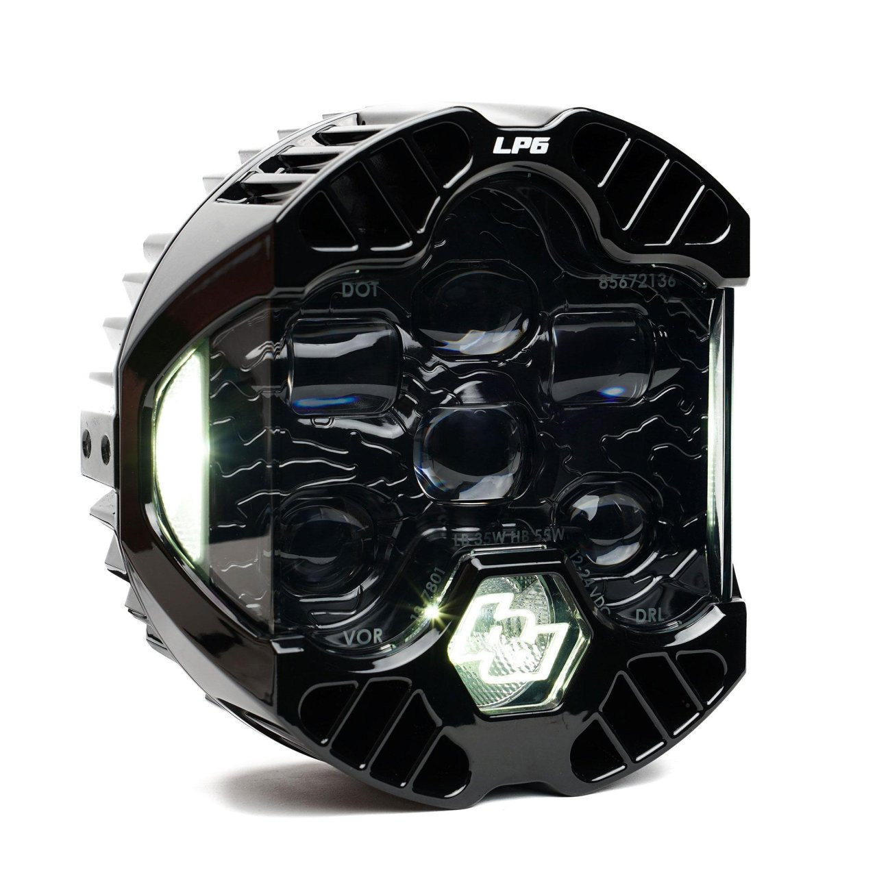 DOT LP6 LED Headlight Replacement - Universal (White) — primary image