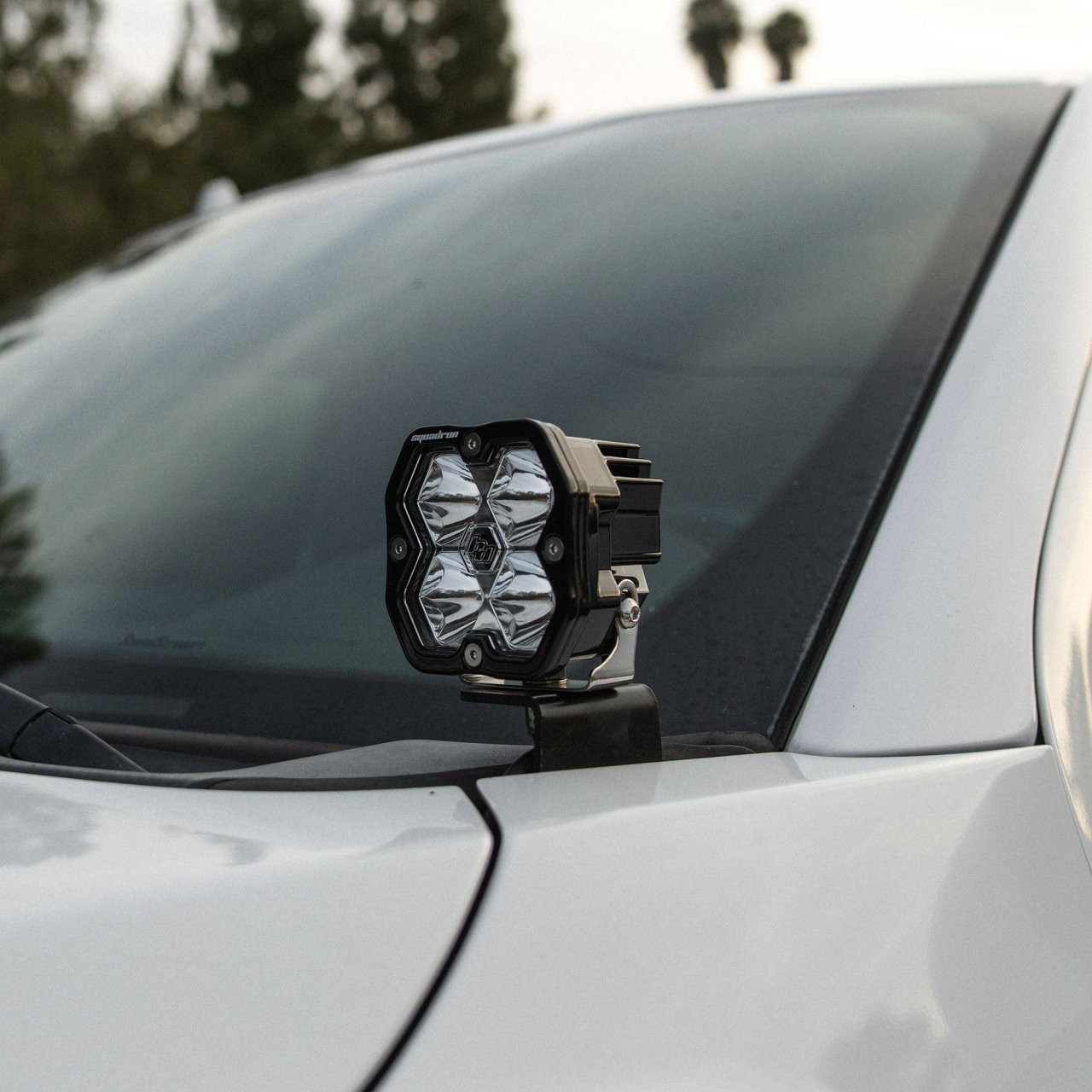 Squadron 2.0 Sport A-Pillar Light Kit - Ford 2015-20 F-150; 2017-20 F-150 Raptor (Spot; Clear) — application image