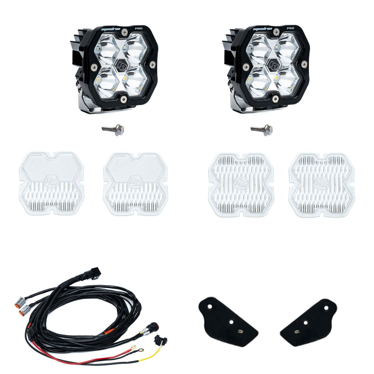 Squadron 2.0 Pro A-Pillar Light Kit - Ford 2021-26 Bronco; 2022-24 Bronco Raptor (Spot; Clear; Toggle) — primary image