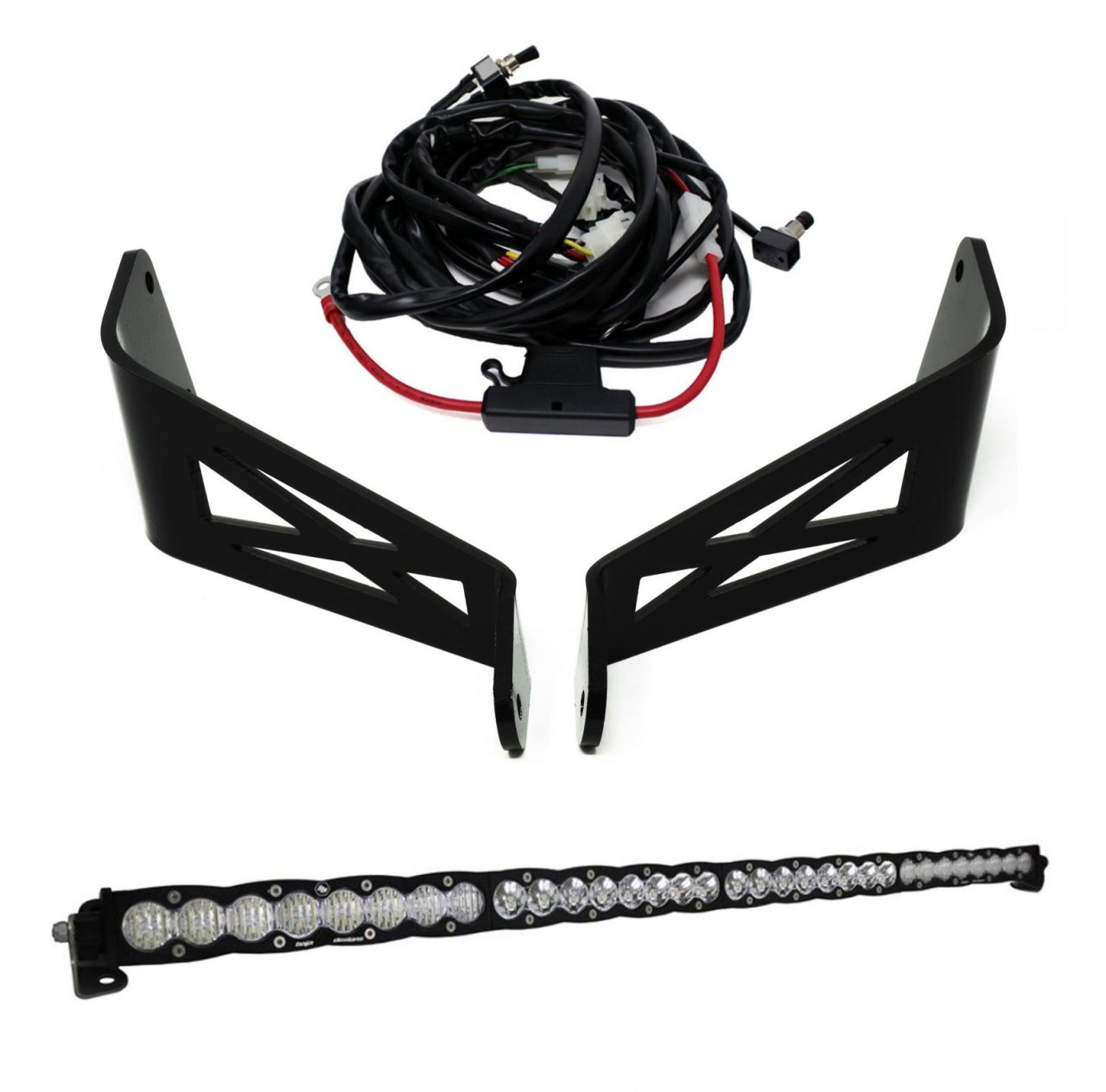 S8 40 Inch Roof Mount Kit - '17-24 Maverick X3 (Driving/Combo; Clear) — primary image