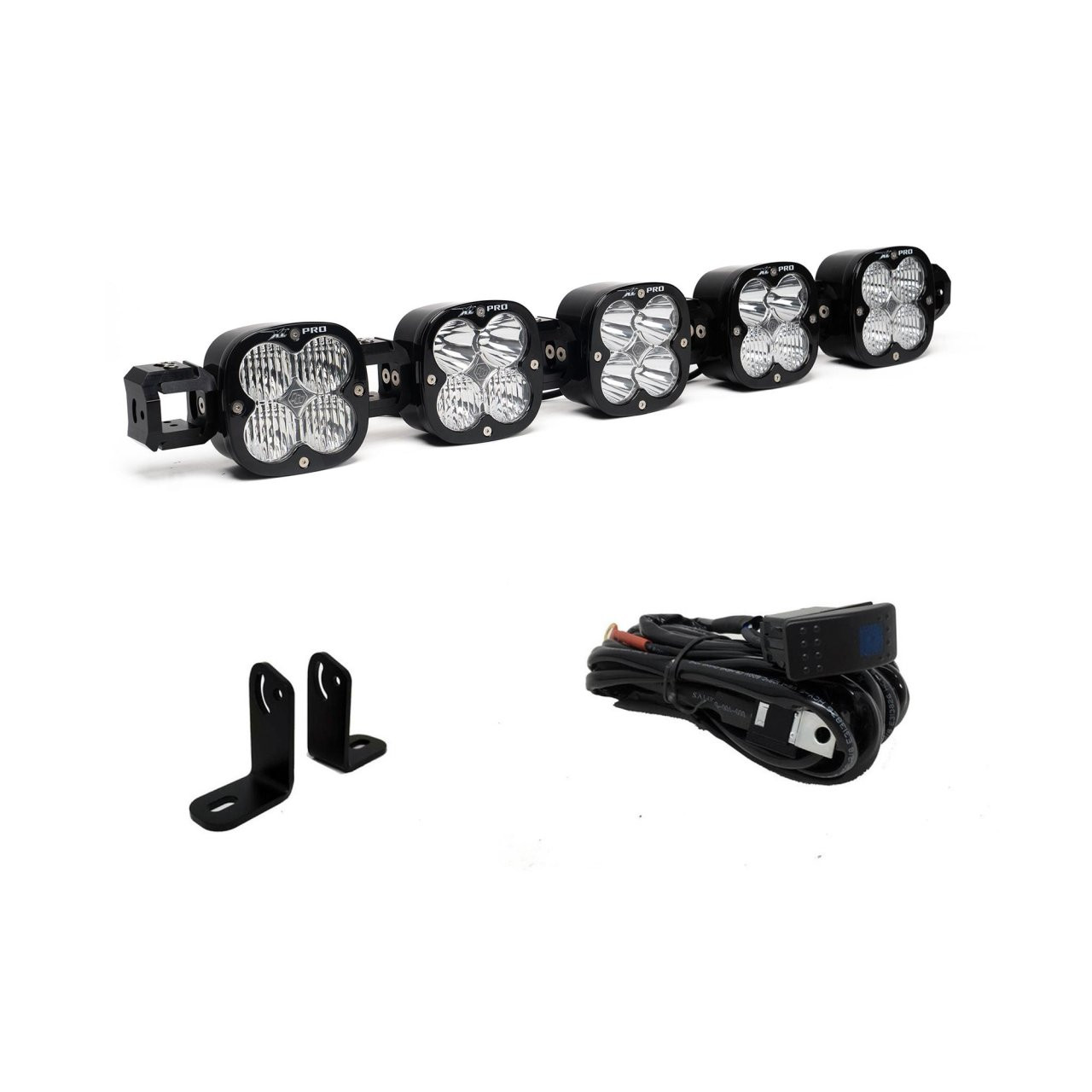 XL Pro Linkable Sport Roof Mount Kit - '18-21 RZR Turbo S (Multi-Pattern, Clear) — application image