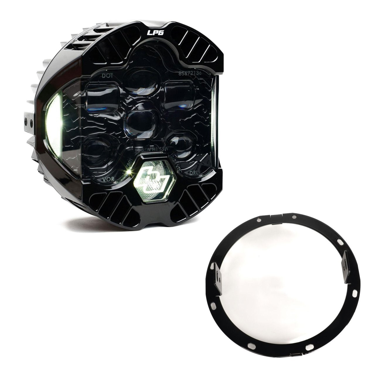 DOT LP6 LED Headlight Kit - 2014-2023 Harley Davidson Street Glide (White) — primary image
