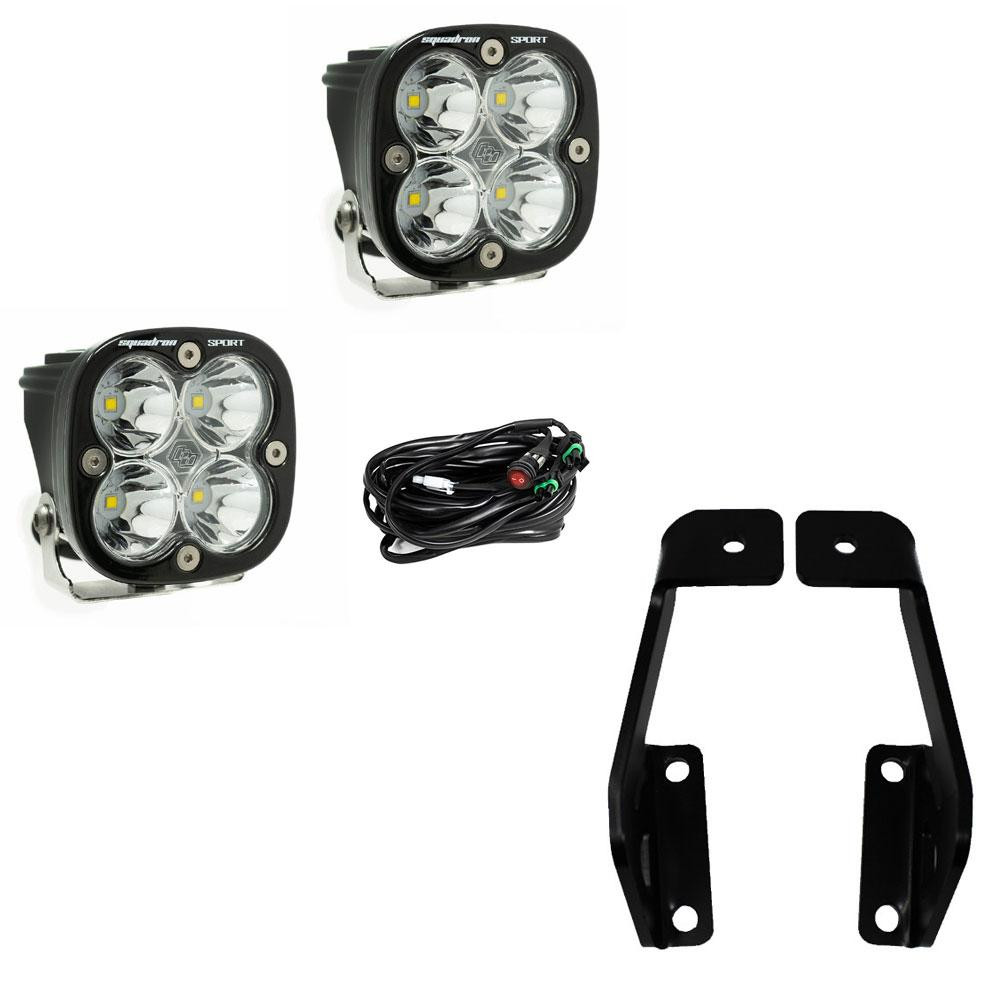 Squadron Sport A-Pillar Kit - '09-14 F-150; '10-14 F-150 SVT Raptor (Spot; Clear) — primary image