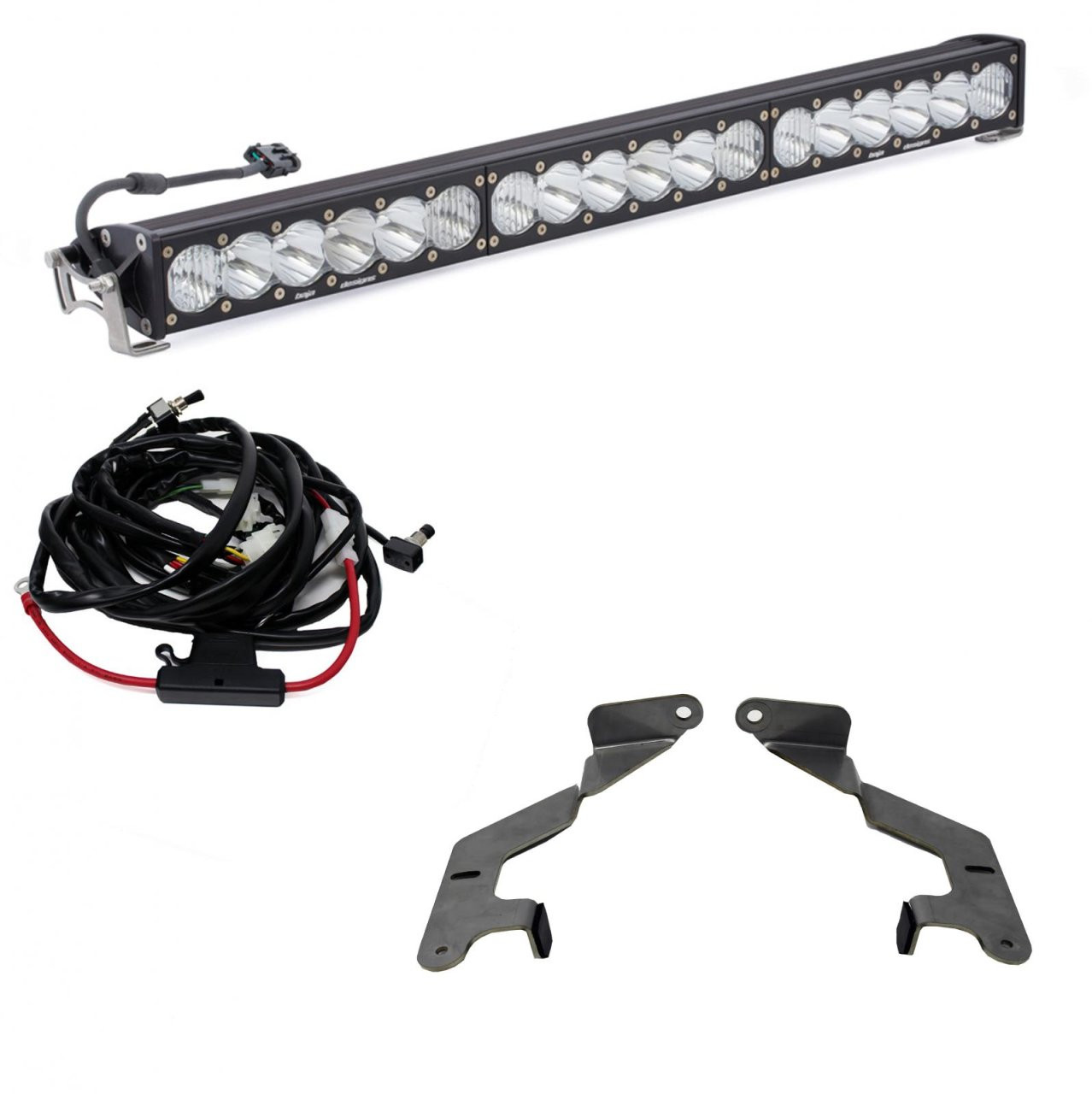 OnX6+ 30 Inch Grille Lower Kit - '14-21 Tundra, '23-On Sequoia (Driving/Combo; Clear) — primary image