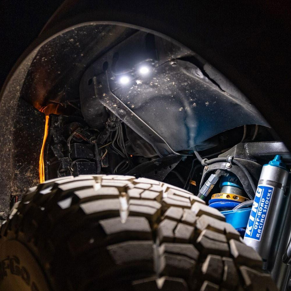 LED Rock Light Kit (Baja Amber) — application image