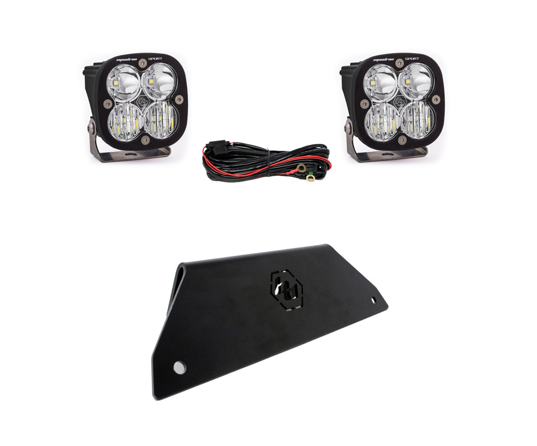 Squadron Sport Lower Bumper Kit - '20-26 RZR Pro XP (Driving/Combo; Clear) — primary image