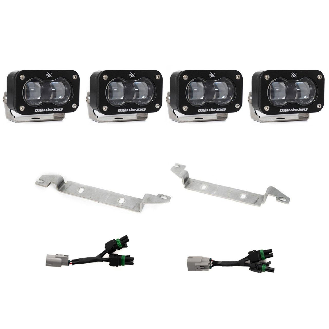 S2 SAE OEM Fog Light Replacement Kit - 2024-2026 Toyota Tacoma NOTE: TRD Pro/Trailhunter (Clear) — primary image
