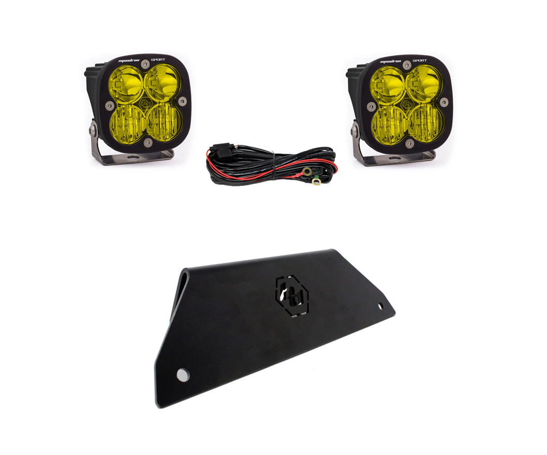 Squadron Sport Lower Bumper Kit - '20-26 RZR Pro XP (Driving/Combo, Baja Amber) — primary image