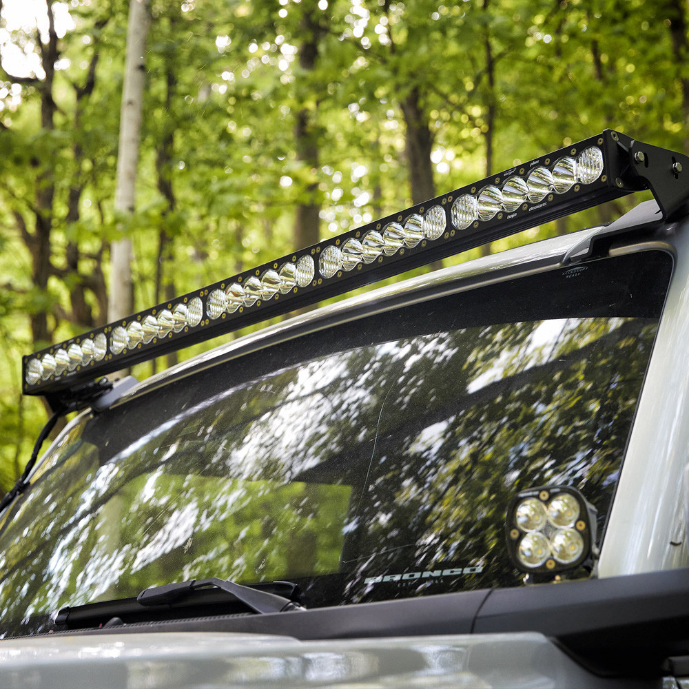 OnX6+ 50 Inch Roof Mount Kit - '21-26 Bronco; '22-26 Bronco Raptor (Multi-Pattern; Clear; Toggle Wiring) — primary image