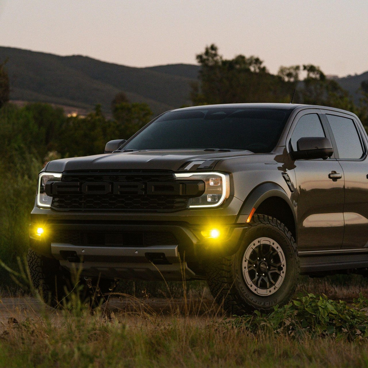 S1 Fog Pocket Light Kit - Ford Ranger Raptor 2024-2026 (Wide Cornering; Baja Amber) — application image