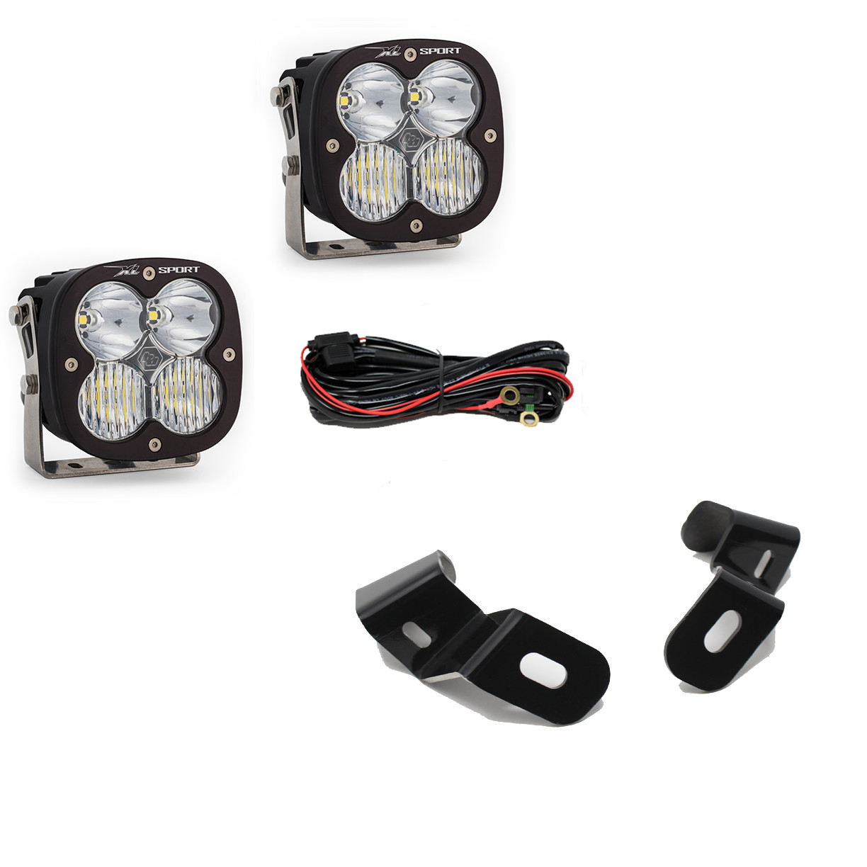 XL Sport A-Pillar Kit - '19-26 2500/3500 (Driving/Combo; Clear) — primary image