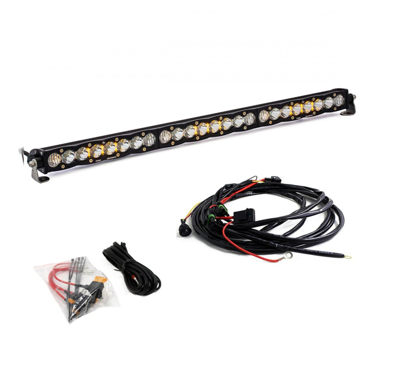 S8 30 Inch Roof Mount Kit - '16-21 RZR Turbo/S; '15-21 RZR 900; '14-21 RZR XP 1000 (Driving/Combo, Clear) — primary image