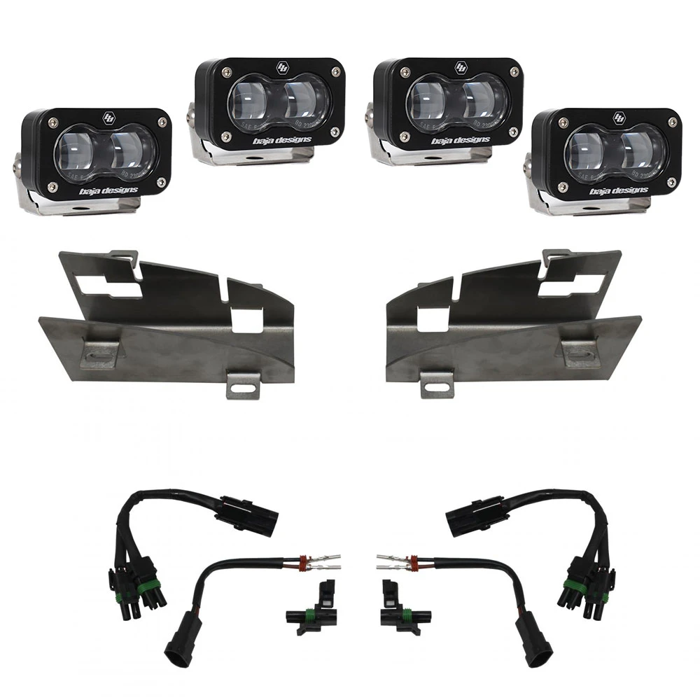 Dodge, Ram Rebel/TRX (19-24), Dual S2 SAE Fog Pocket Kit — application image