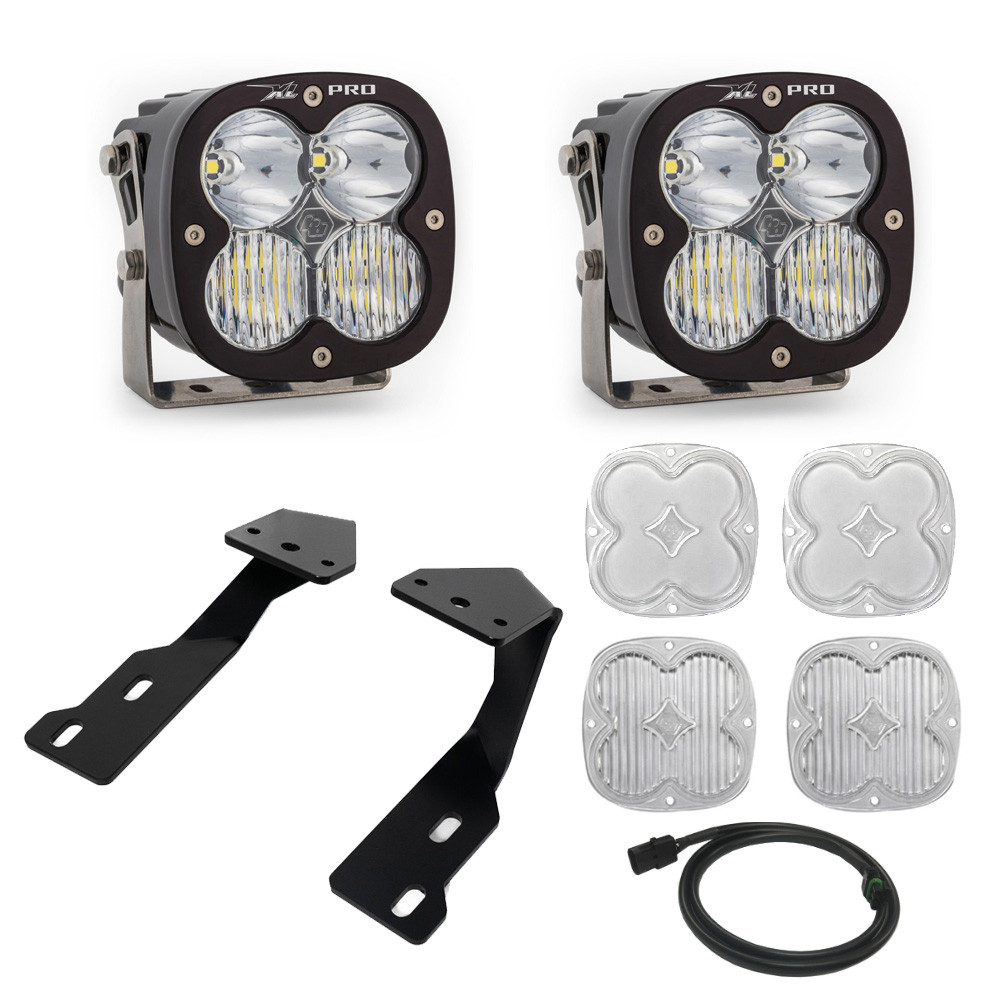 XL Pro A-Pillar Kit - Mercedes 2019-26 Sprinter (Driving/Combo; Clear; Toggle) — primary image
