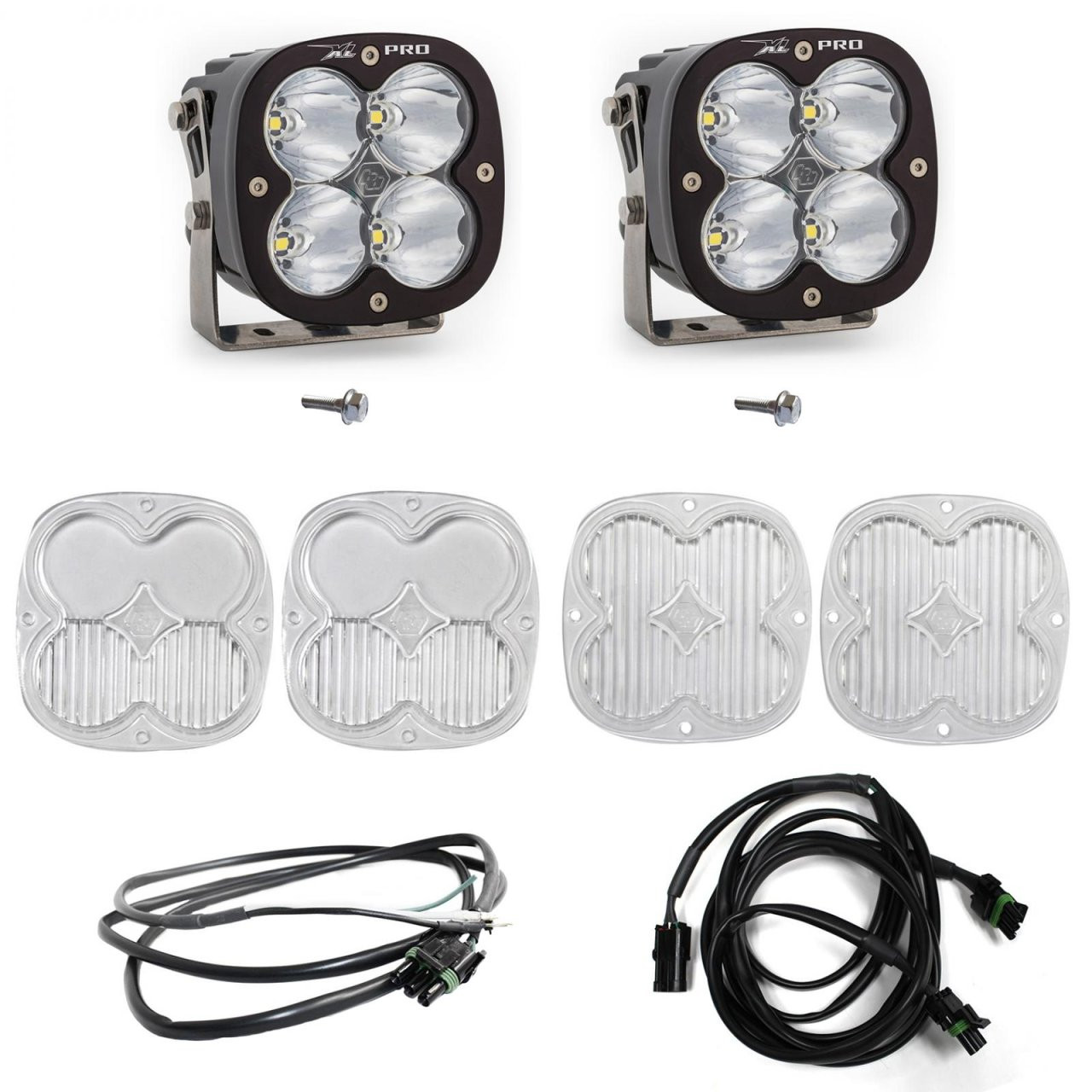 XL Pro A-Pillar Kit - '21-26 Bronco; '22-26 Bronco Raptor (Spot; Clear; Upfitter Wiring) — primary image