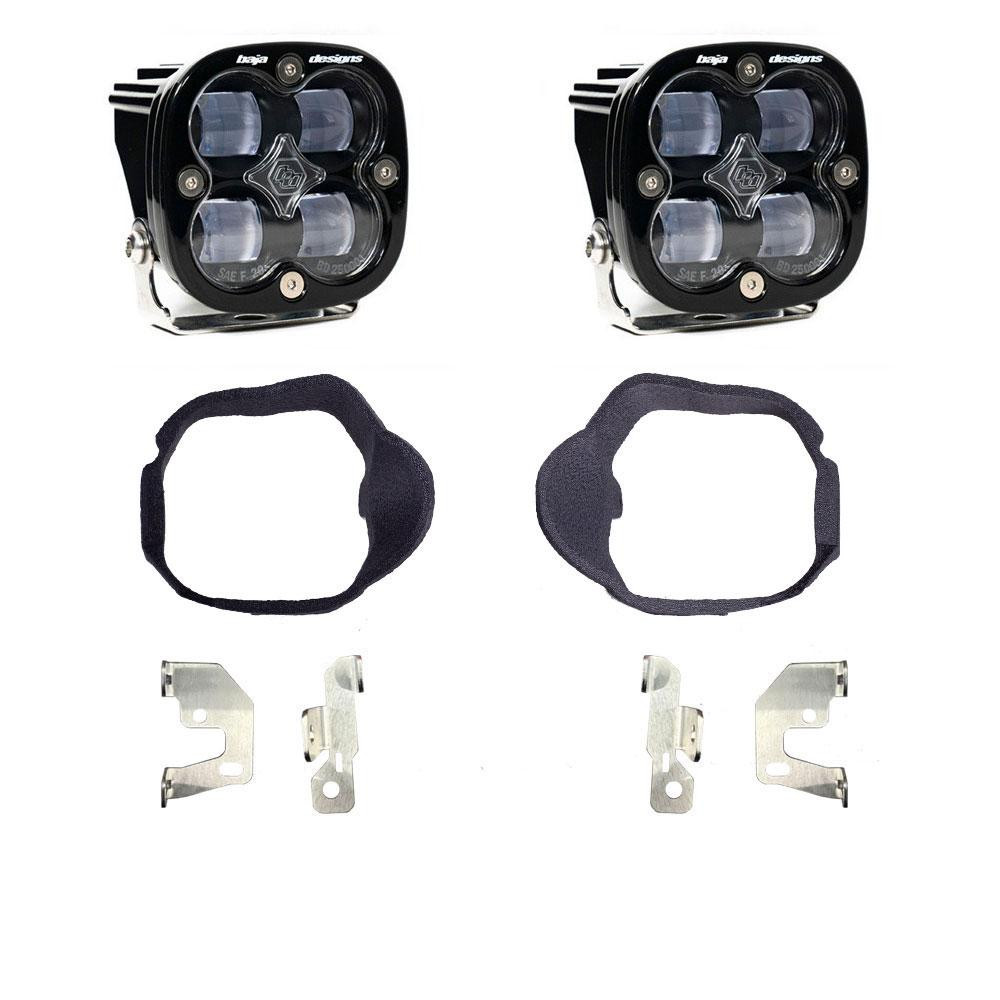 Mercedes Squadron SAE Fog Pocket Light Kit - Mercedes 2014-2018 Sprinter Van (Clear) — primary image