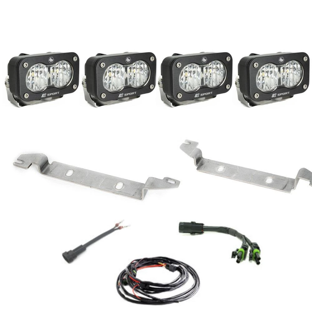 Fog Pocket Light Kit - 2023-26 Toyota Sequoia (Wide Cornering: Clear) — primary image