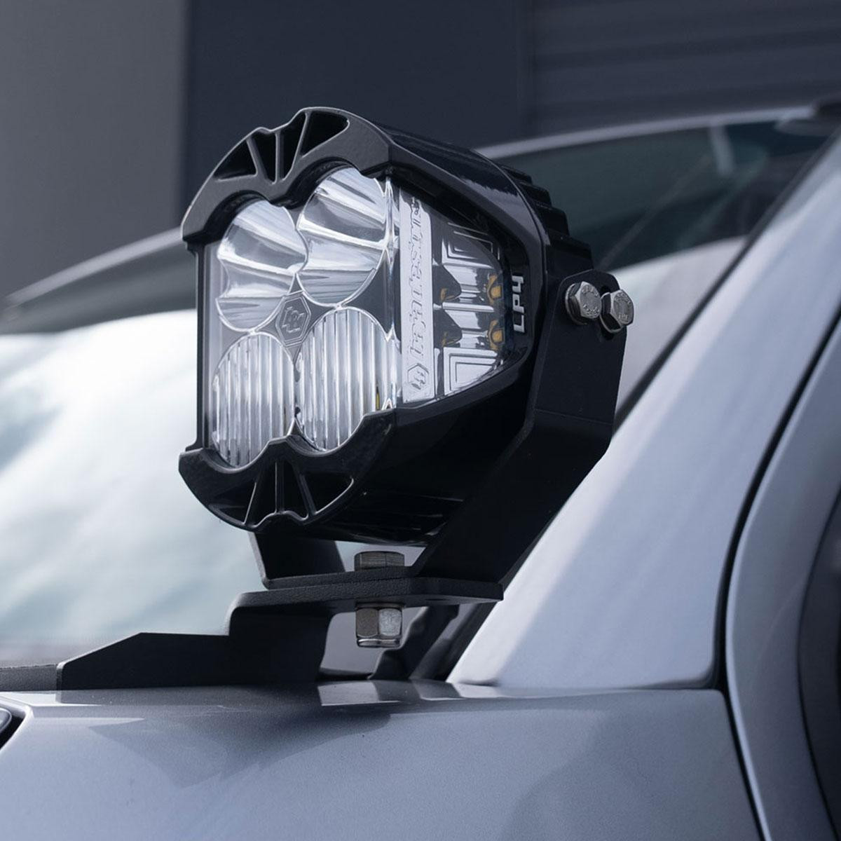 LP4 A-Pillar Kit - 2023-26 Ford F-250/350 Super Duty (Driving/Combo; Clear; Toggle Wiring) — primary image