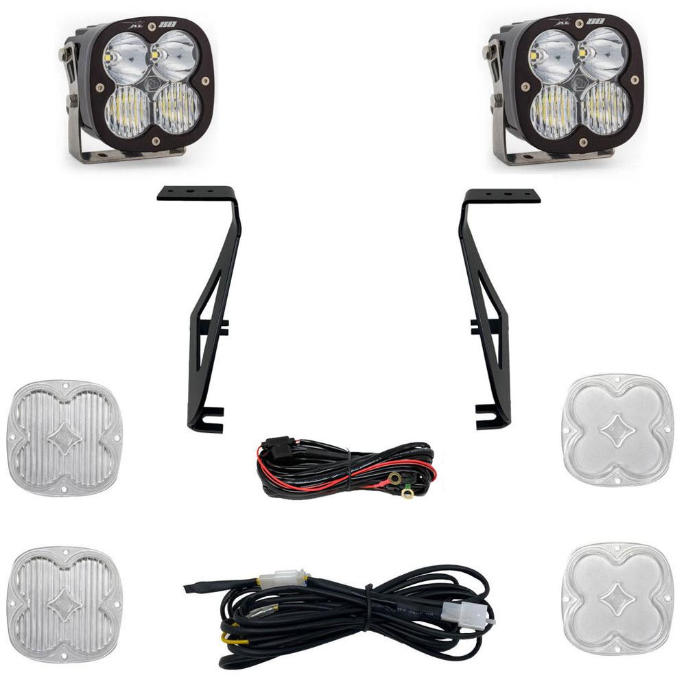 XL80 A-Pillar Kit - '21-26 F-150 Raptor / Raptor R / Raptor 37 (Driving/Combo; Clear) — primary image