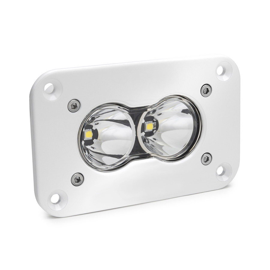 S2 Pro White Flush Mount LED Light Pod (Spot; Clear) — primary image