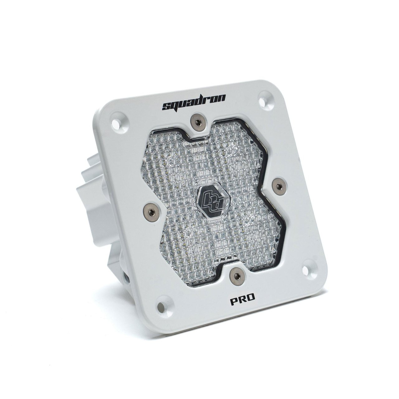 Squadron 2.0 Pro White Flush Mount LED Auxiliary Light Pod (Work/Scene; Clear) — primary image