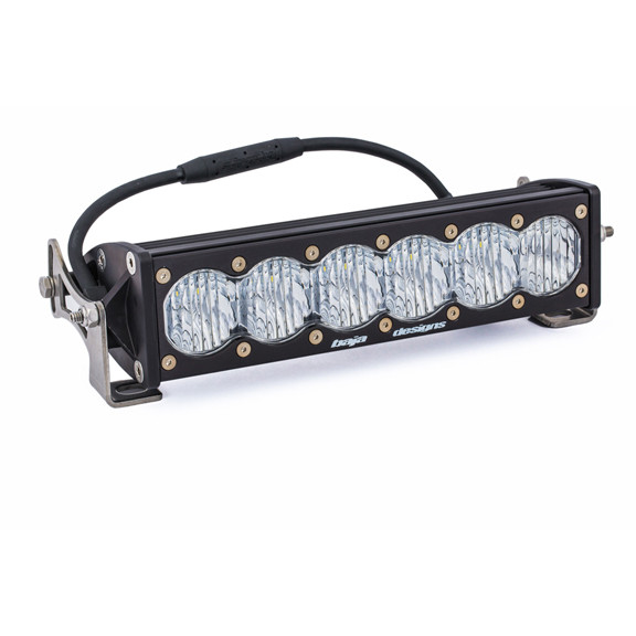 OnX6+ Straight LED Light Bar (10 Inch; Wide Cornering; Clear) — primary image
