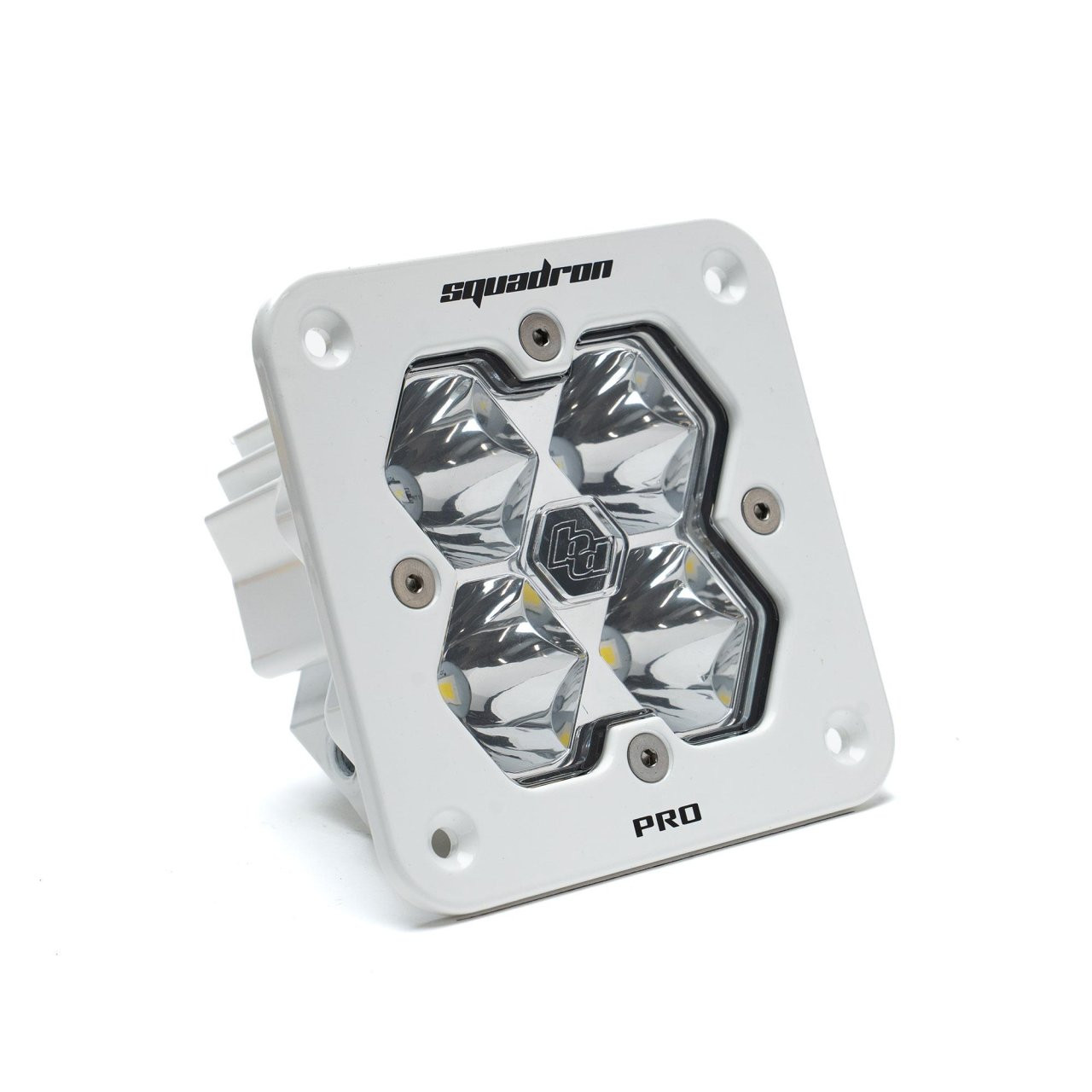 Squadron 2.0 Pro White Flush Mount LED Auxiliary Light Pod (Spot; Clear) — application image