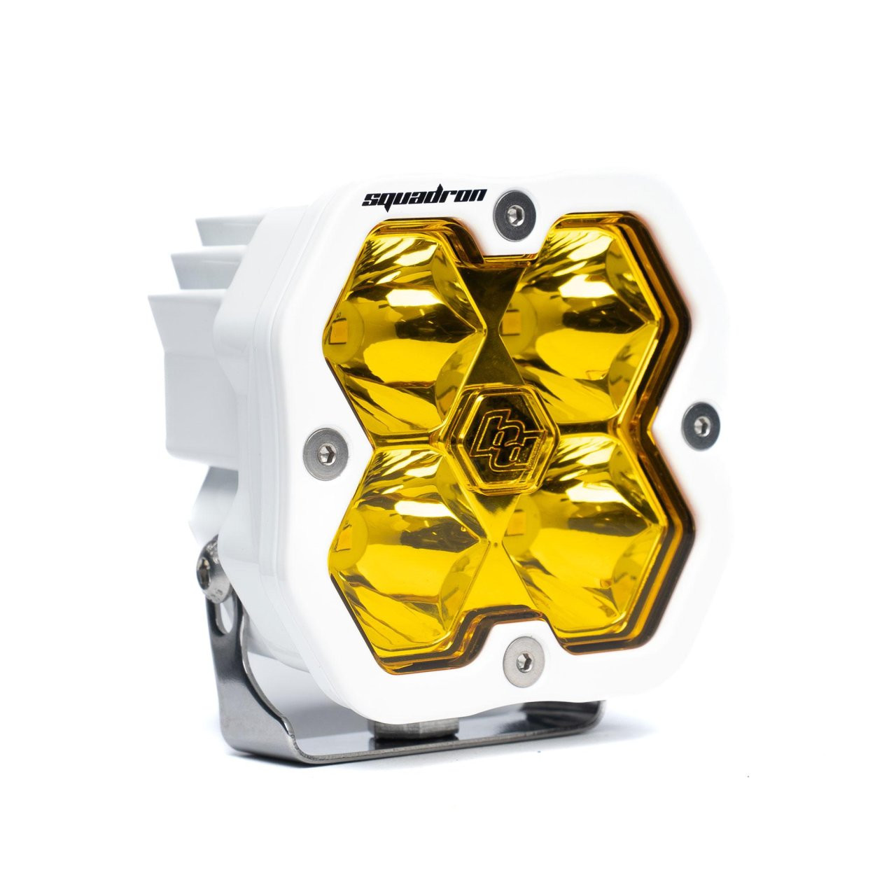 Squadron 2.0 Sport White LED Auxiliary Light Pod (Spot; Baja Amber) — primary image