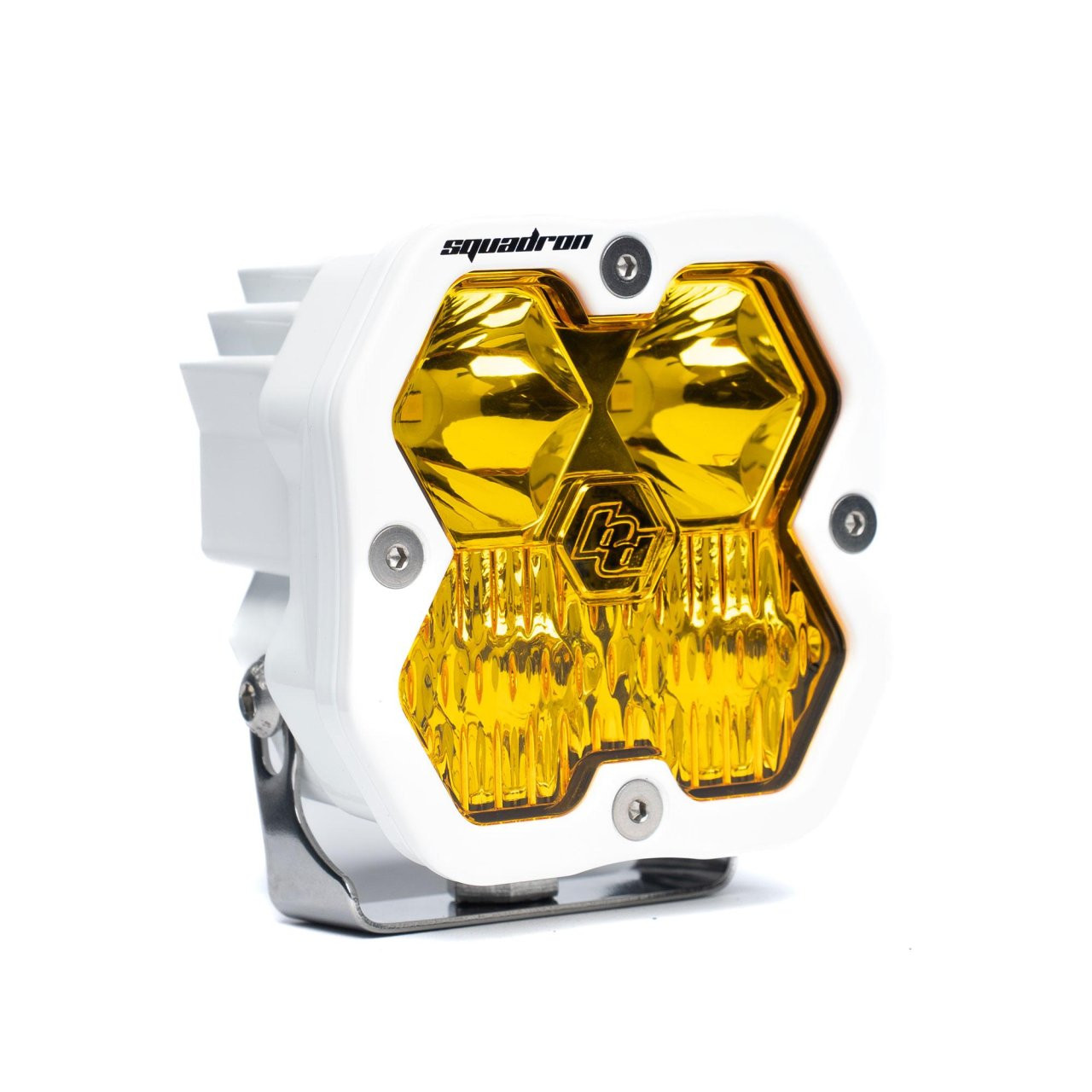 Squadron 2.0 Sport White LED Auxiliary Light Pod (Driving/Combo; Baja Amber) — primary image