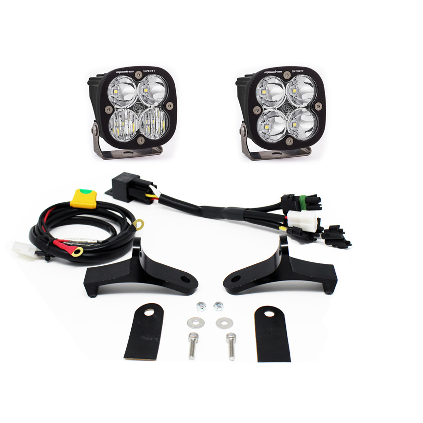 Squadron Sport Side Headlight Kit - '04-11 V-Strom DL650/A; '02-12 V-Strom DL1000 (Driving/Combo; Clear) — primary image
