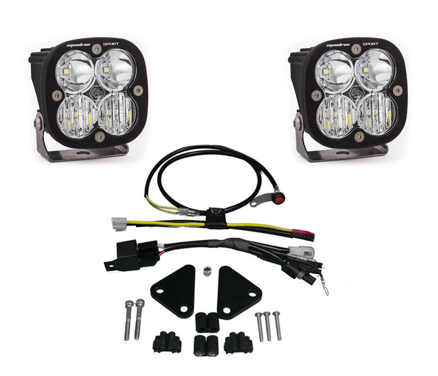 Squadron Sport Headlight Kit - '08-12 F800GS (Driving Combo; Clear) — primary image