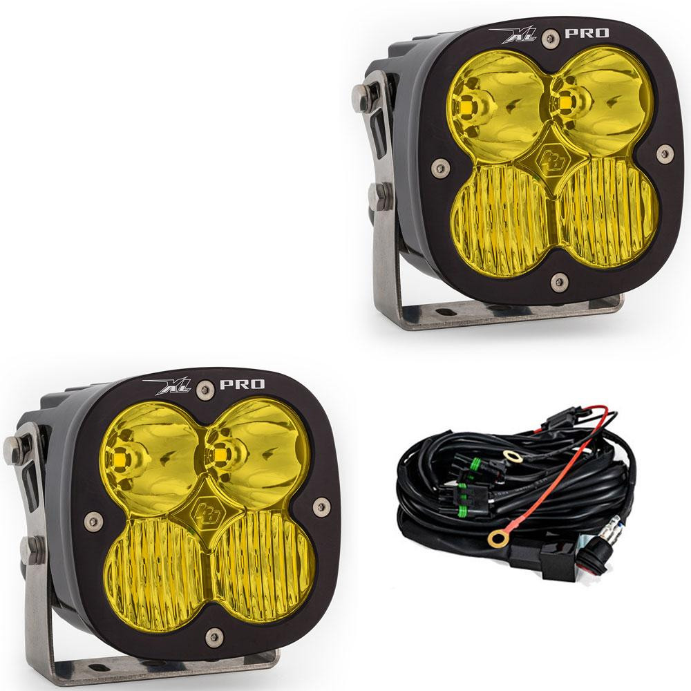 XL Pro LED Light Pod Pair (Driving/Combo; Baja Amber) — primary image