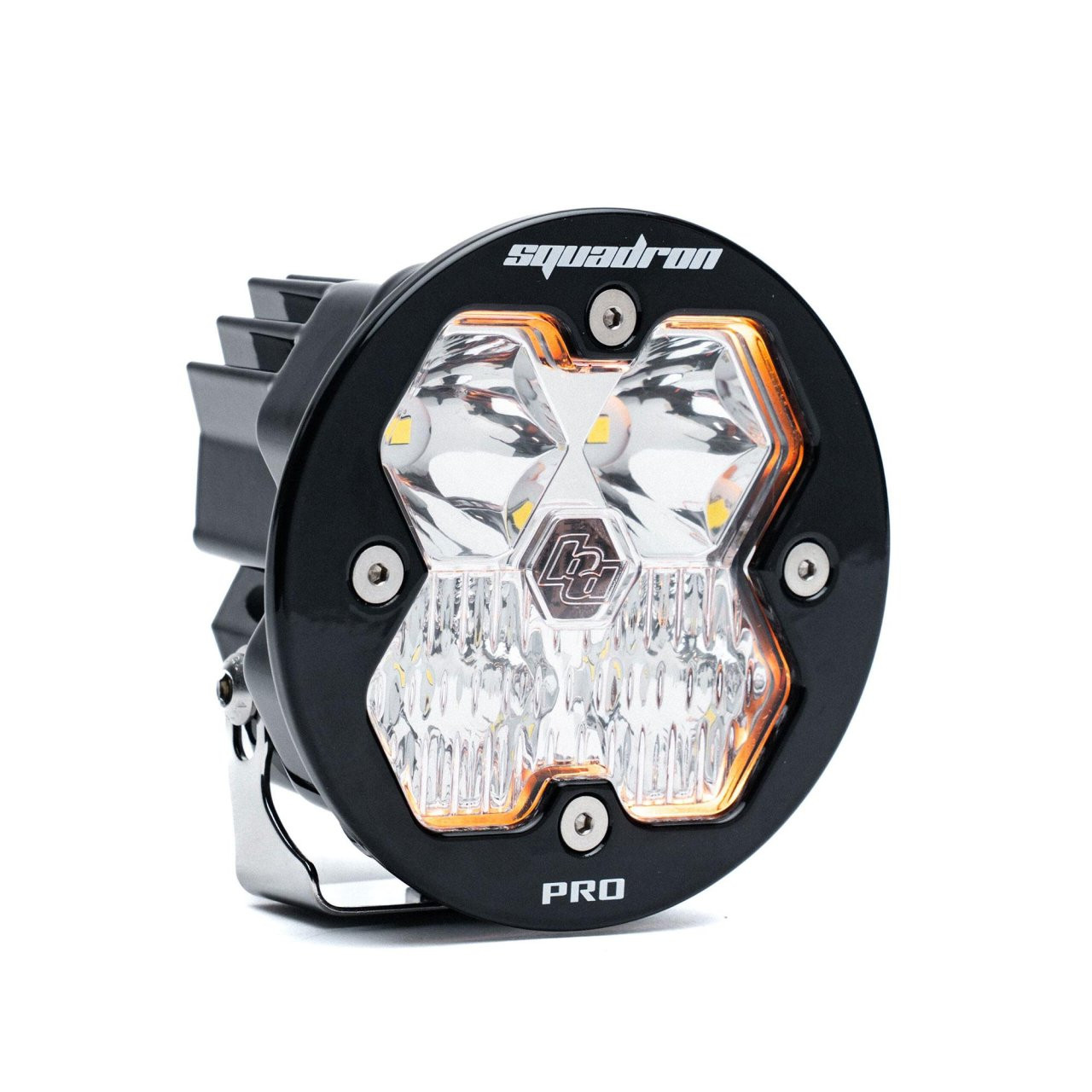Squadron-R 2.0 Pro Black LED Auxiliary Light Pod (Driving/Combo; Clear) — primary image