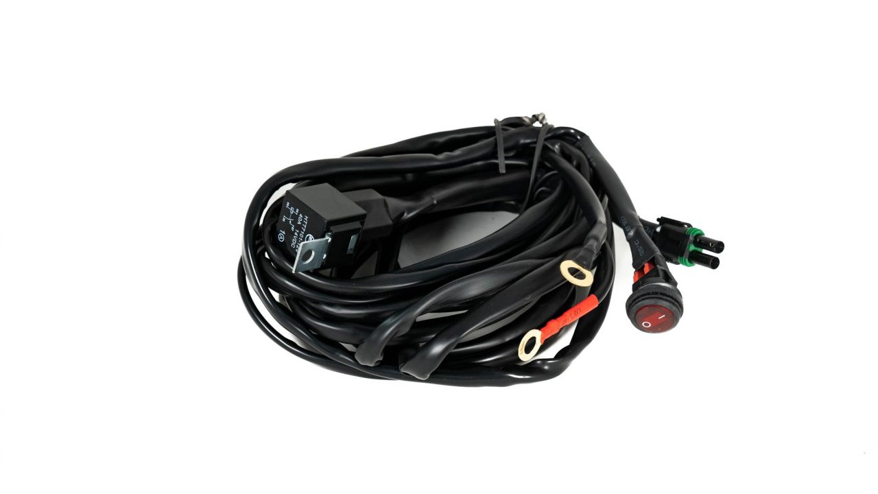 Squadron/S2/S1 On/Off 2-Pin Single Light Wiring Harnes — application image