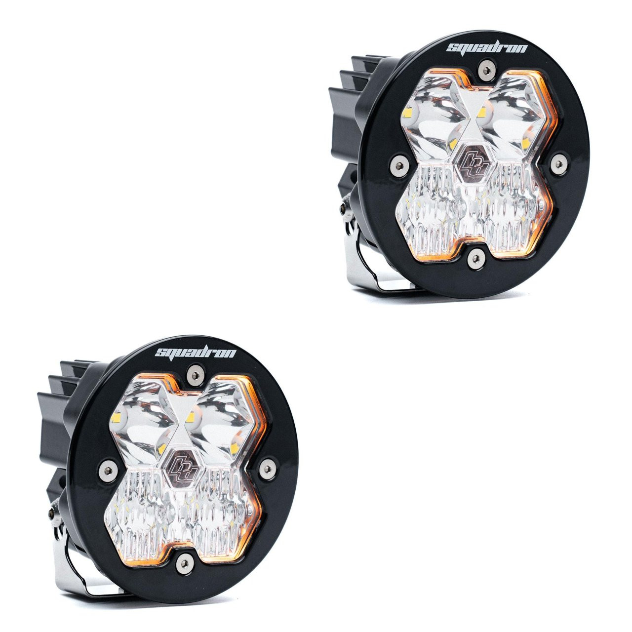 Squadron-R 2.0 Sport Black LED Auxiliary Light Pod Pair (No Harness) (Driving/Combo; Clear) — application image