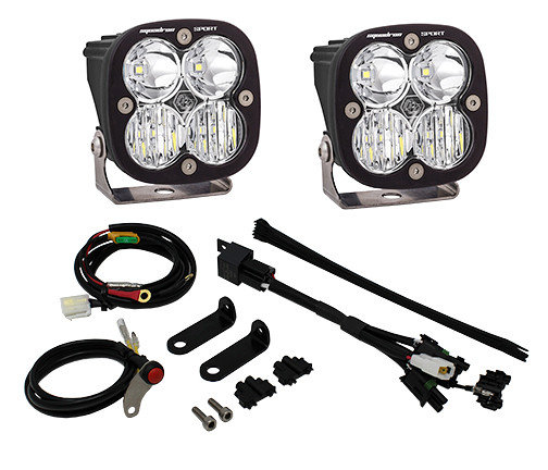 Squadron Sport Frame Mount Kit - '11-19 Tiger 800XC (Driving/Combo; Clear) — primary image
