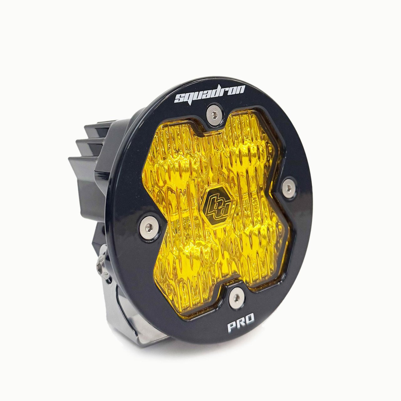 Squadron-R 2.0 Pro Black LED Auxiliary Light Pod (Wide Cornering; Baja Amber) — primary image