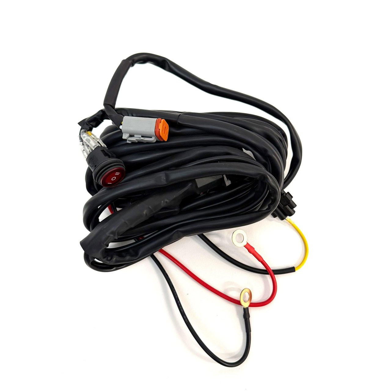 Squadron 2.0 4-pin Deutsch On/Off 1-Light (150W max) w/ Backlight Harness — application image