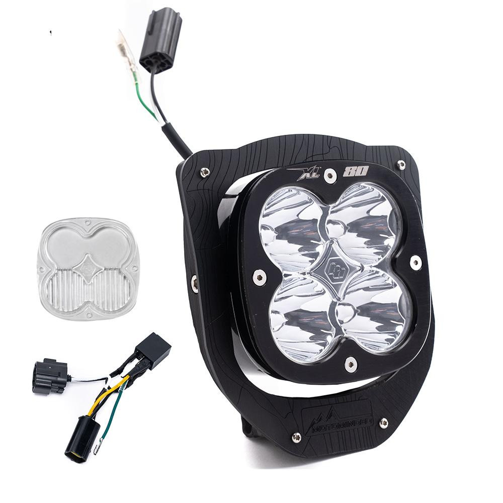 Husqvarna XL80 (D/C) Headlight Kit w/ Hi-Low Harness - 2024-2026 FE 350S; FE 501S (Trail; Clear) — application image