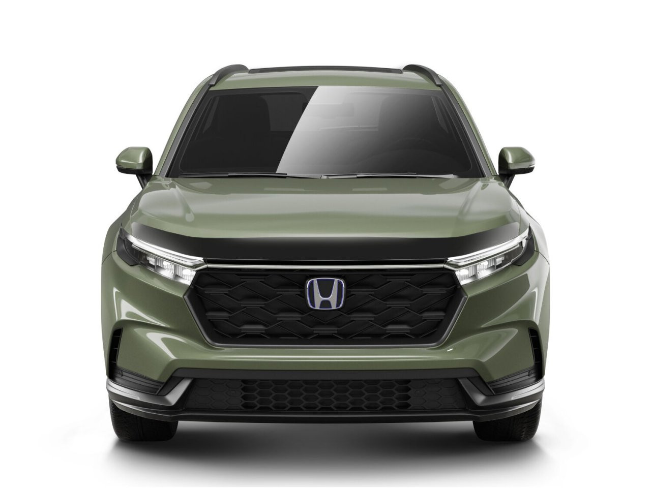 Husky Liner Hood Shield Smoke (2815104) — installed view