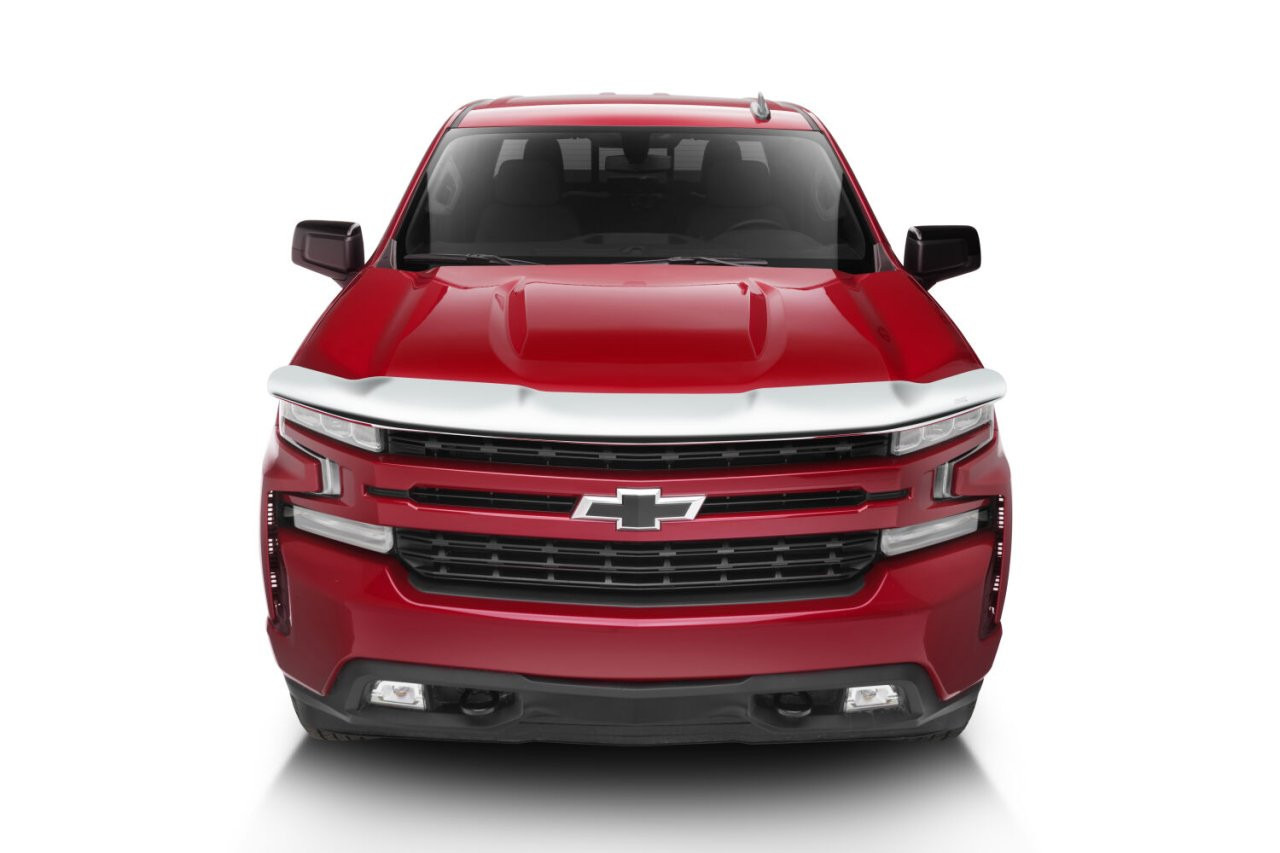 Husky Liners Chrome Hood Protector (2816946) — installed view